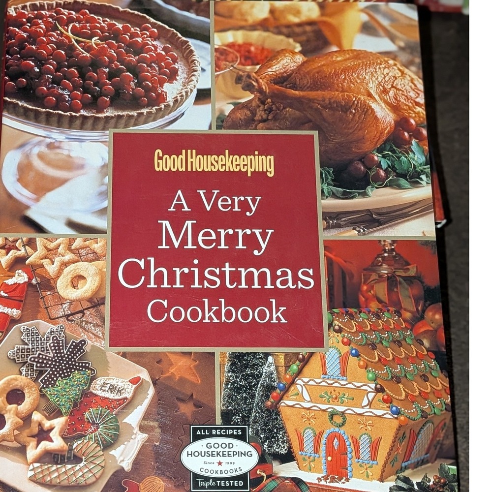 Good Housekeeping A Very Merry Christmas Cookbook 1998 Holiday Recipes Decor